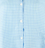 Tommy Bahama Women's Gingham Way Linen Sleeveless Camp Shirt Lt Rose