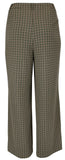 Vince Camuto Women's Plus Size Plaid Flat Front Wide Leg Pants