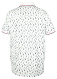 Polo Ralph Lauren Men's Big & Tall Sailboat Print Mesh Polo Shirts White Multi