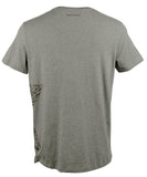 A/X Armani Exchange Men's Cotton V-Neck Pixel Graphic T-Shirt Grey XL