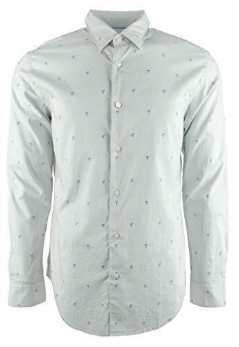 Hugo Boss Men's Ronni Palm Slim Fit Long Sleeve Shirt XXL