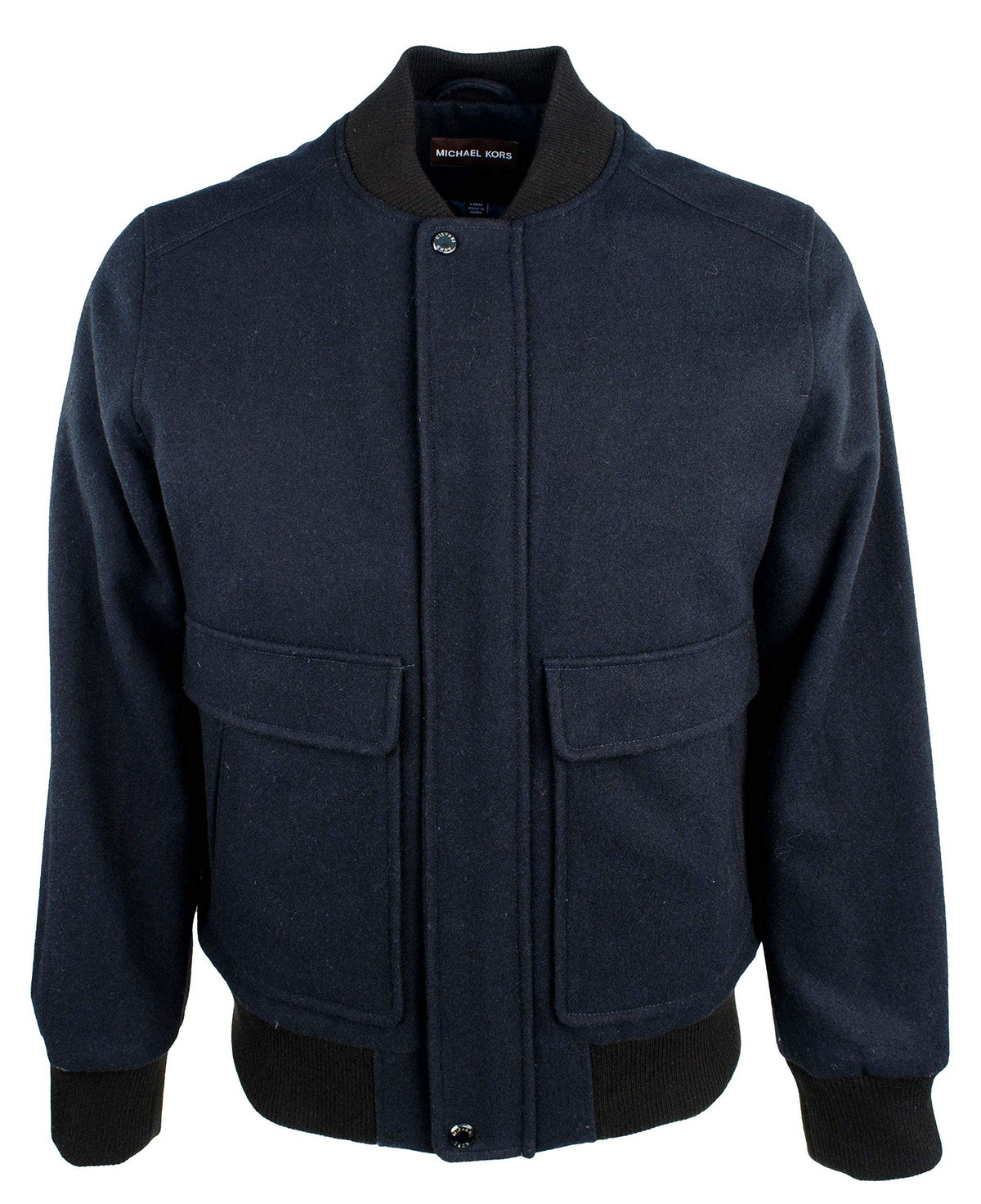 Michael Kors Men's Wool Blend Bomber Jacket