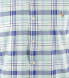 Polo Ralph Lauren Men's Oxford Plaid Slim Fit Stretch Long Sleeves Shirt M X