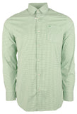 Southern Tide Erkek Point Pinos Gingham Intercoastal Performans Spor Tişörtü Sörf Yeşili Küçük