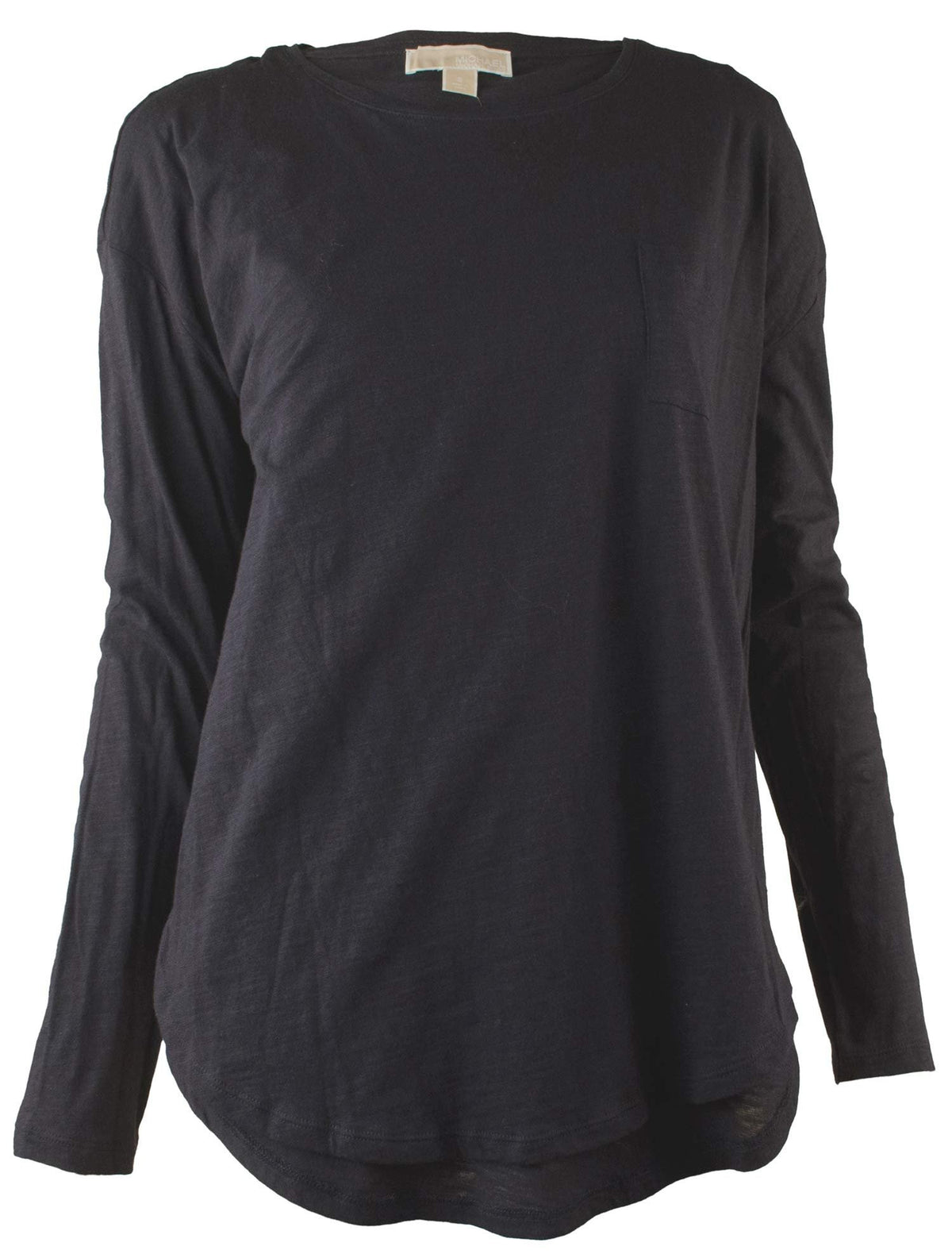 Michael Michael Kors Women's Long Sleeve T-Shirt-NN-XS Navy
