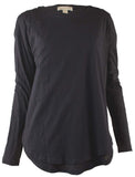 Michael Michael Kors Women's Long Sleeve T-Shirt-NN-XS Navy
