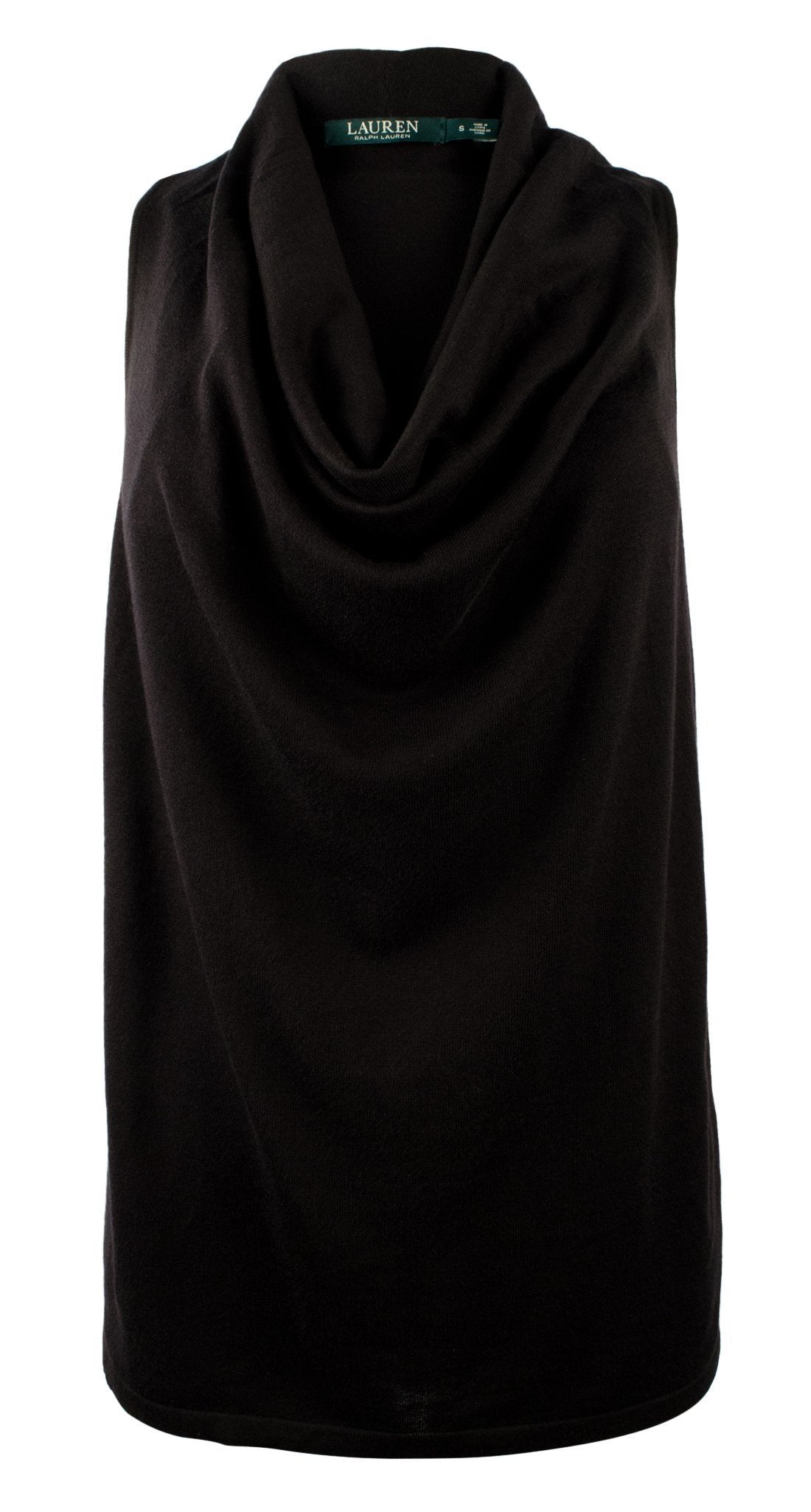 Lauren Ralph Lauren Women's Sleeveless Cowl Neck Tank Top Shirt