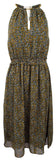 Michael Kors Women's Floral Chain Neck Shift Dress