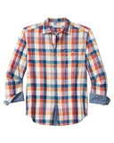 Tommy Bahama Men's Big & Tall Mendocino Plaid Shirt PCrl 4X-Large Big