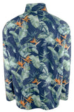 Tommy Bahama Men's Summit Peak Half Zip Long Sleeve Fleece Sweatshirt, Bering Blue, Size XXL