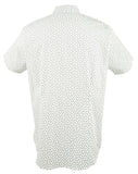 Michael Kors Men's Trim Stretch Button Front Short Sleeve Shirt-M-XL