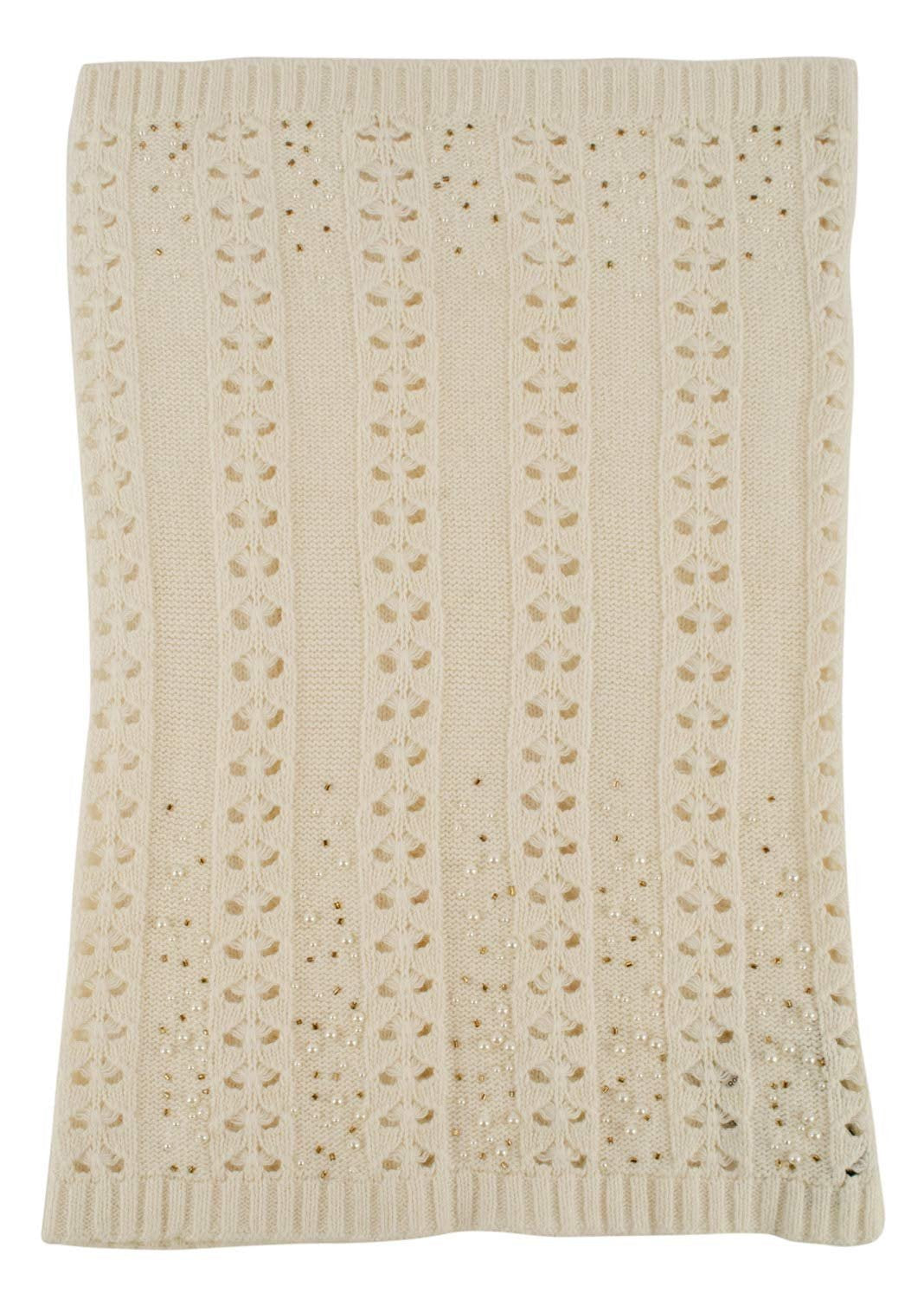 Lauren Women's Embellished Knit Infinity Snood Scarf C One Size