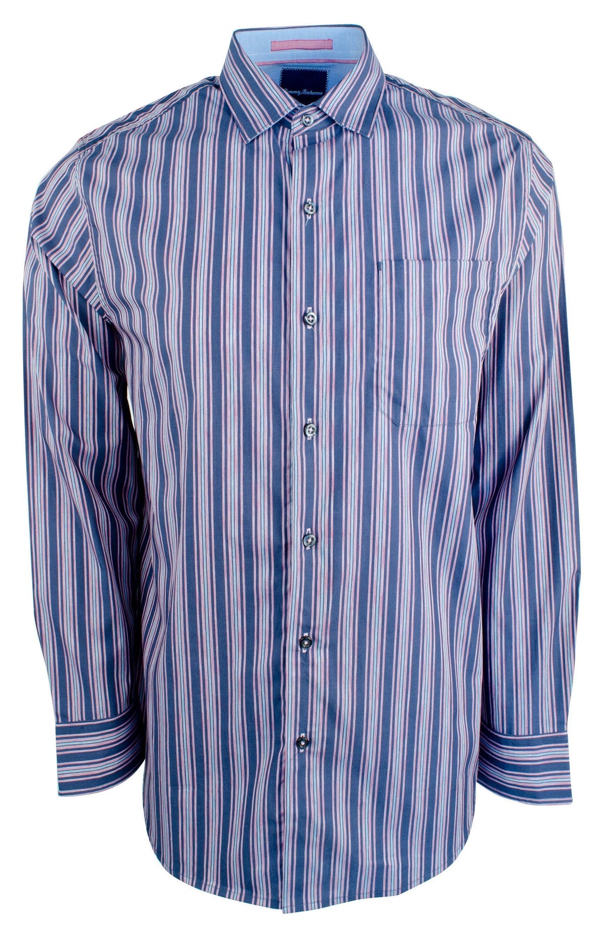 Camisa de manga larga Ikat Rabat para hombre de Tommy Bahama, talla grande, color océano profundo