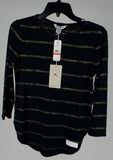 Customer ReturnTommy Bahama Women's Ashby Metalic 3/4 Sleeve T-Shirt-B-XS