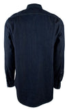 Michael Kors Men's Long Sleeve Denim Classic Fit Shirt-DW-XXL