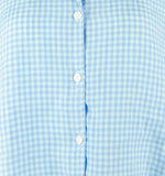 Tommy Bahama Women's Gingham Way Linen Sleeveless Camp Shirt