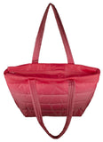 UGG Women's Krystal Puffer Tote Shoulder Bag Red One Size