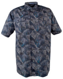 Camisa de manga corta Tommy Bahama Fez Fronds para hombre, talla marítima pequeña