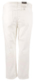 LAUREN Ralph Lauren Plus Size High-Rise Straight Ankle Jeans in White Wash White Wash 16W