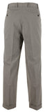 Ralph Lauren Men's Comfort Flex Pleated Cuffed Hem Dress Pants 42WX30L Light Grey