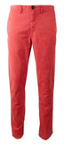 Michael Kors Men's Garment Dyed Slim Fit Flat Front Chino Pants