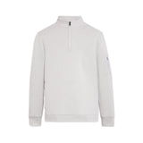 Bugatchi Men's Long Sleeve Quarter Zip Pullover Shirt Chlk XX-Large