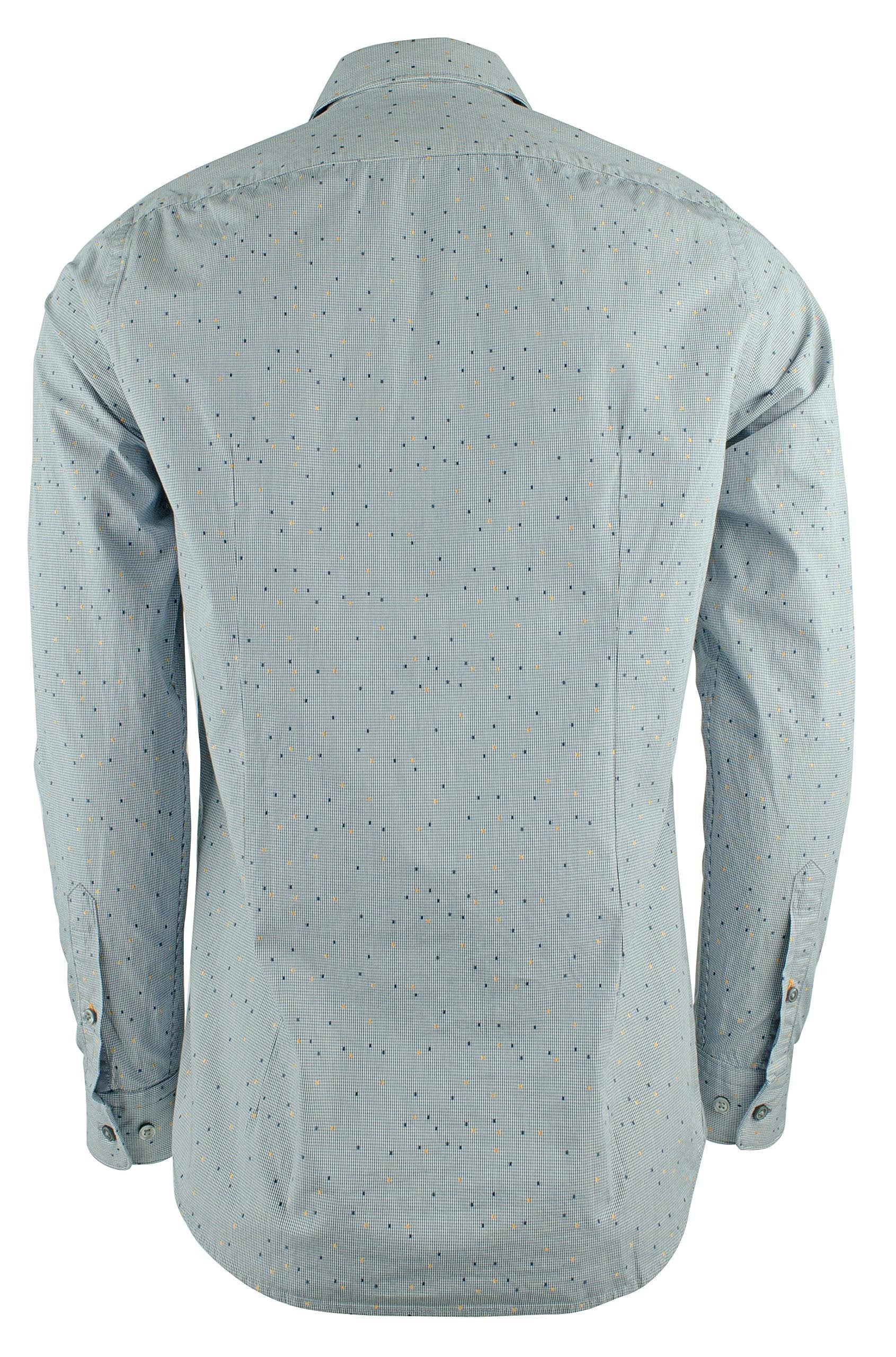 Hugo Boss Men's Lukas Regular Fit Long Sleeve Shirt-OB-S Open Blue