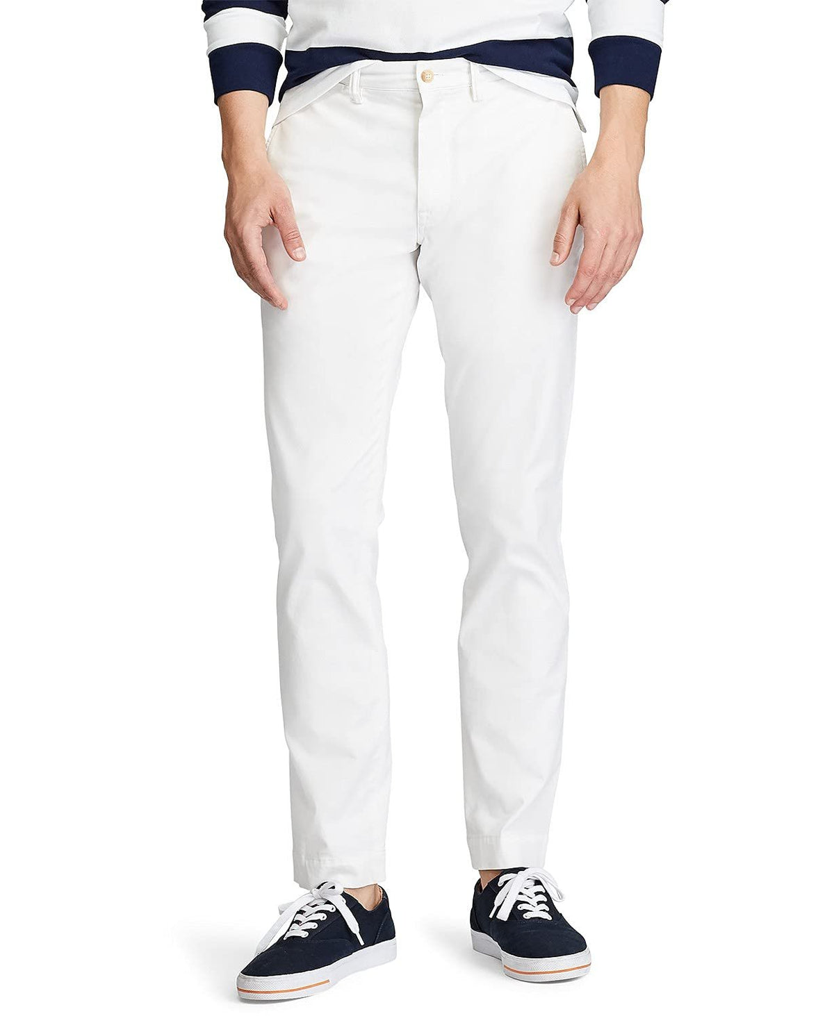 Polo Ralph Lauren Slim Fit Stretch Chino Pants Pure White 40