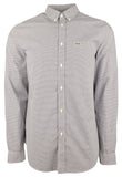 Lacoste Men's Regular Fit Micro Gingham Long Sleeves Shirt