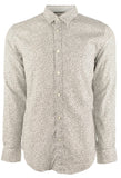 Hugo Boss Men's Big and Tall Ronni Long Sleeve Shirt-BlkGrn-5XL