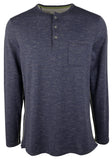 Men's Big and Tall Coastal Canyon Henley Shirt-BBH-2XLB