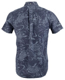 Ralph Lauren Men's Slim Fit Koi Fish Short Sleeve Shirt