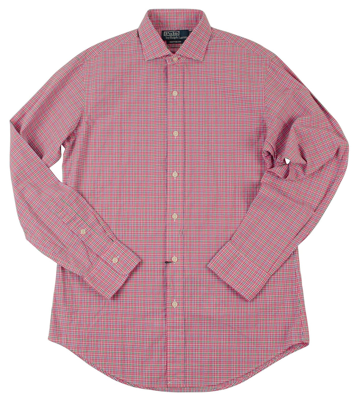 Ralph Lauren Men's Checked Poplin Sport Shirt PM Small