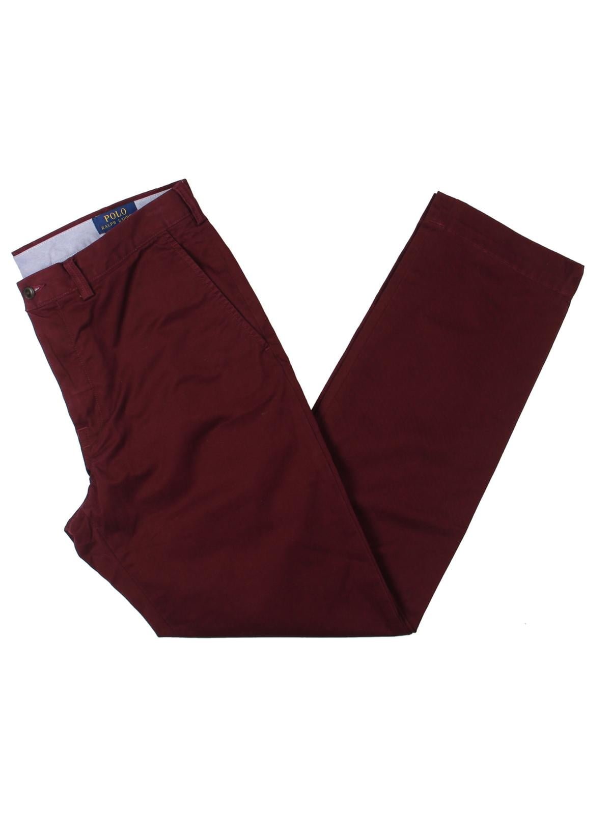 Polo Ralph Lauren Mens Straight Fit Mid-Rise Chino Pants