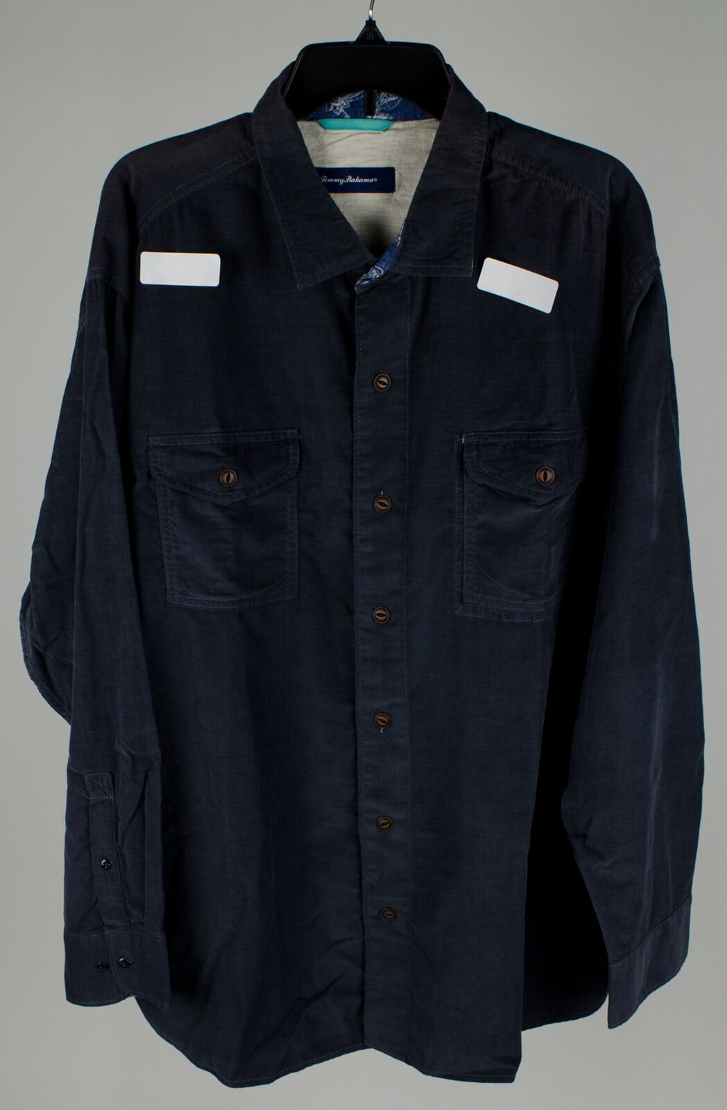 Customer Return Tommy Bahama Men's Corduroy Long Sleeve Button-Down Shirt-NS-2XB