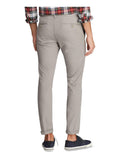 Ralph Lauren Polo Men's Slim Fit Flat Front Cotton Stretch Chino Pants (Athletic Grey, 36 34)