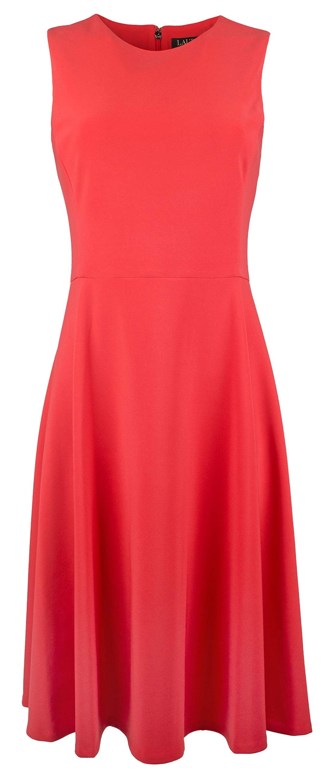 Lauren Ralph Lauren Women's Red Sleeveless Dress