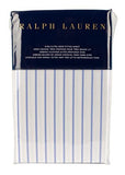 One King Extra Deep Fitted Prescot Striped Sheet Blue White 78 x 80 x 18 IN/198 x 203 x 46 CM