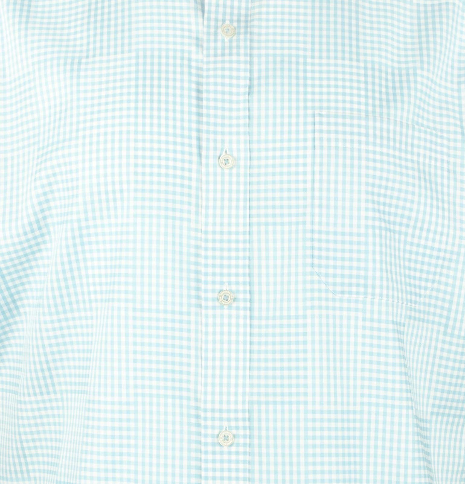 Men's Palmetto Point Gingham SS Trim Fit Shirt-HB-S