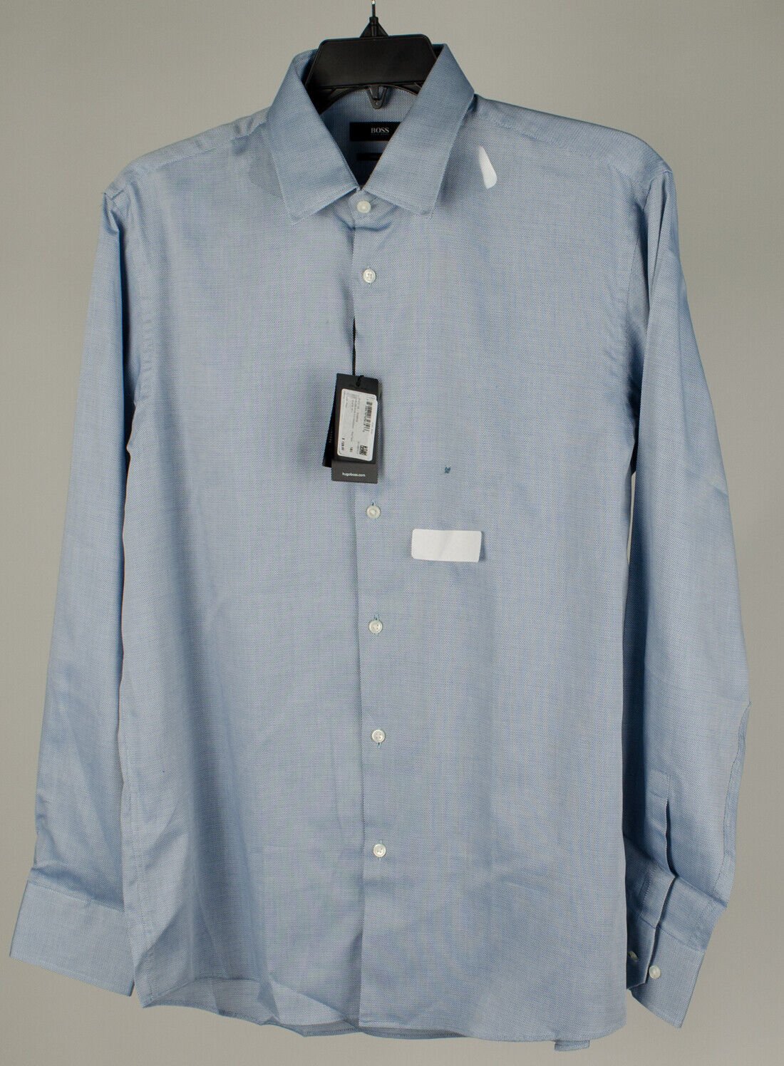 Customer Return Hugo Boss Men's Regular Fit Cotton Dress Shirt-MG-16-34/35
