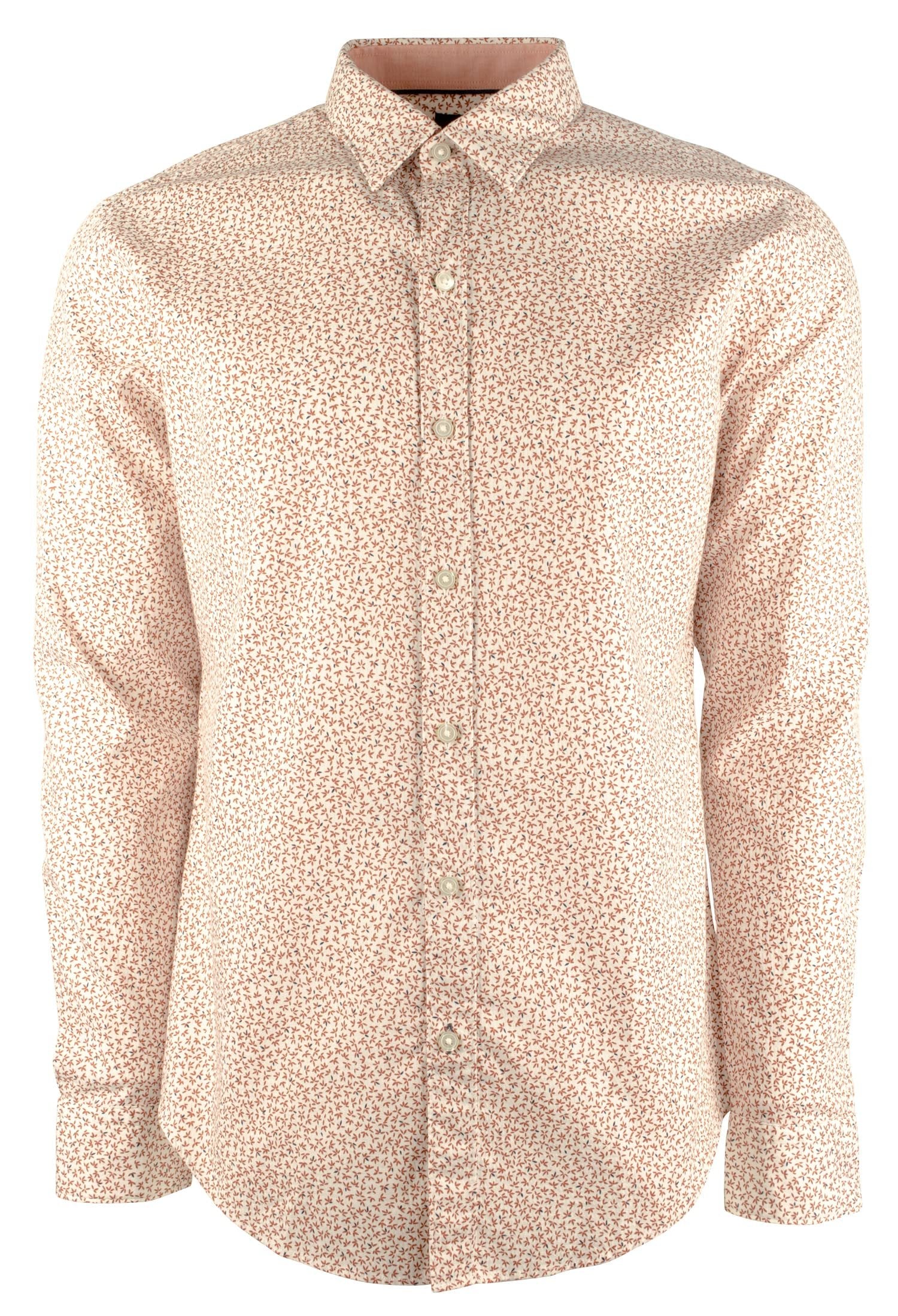 Hugo Boss Men's Robbie Sharp Fit Long Sleeve Shirt-OO-Medium