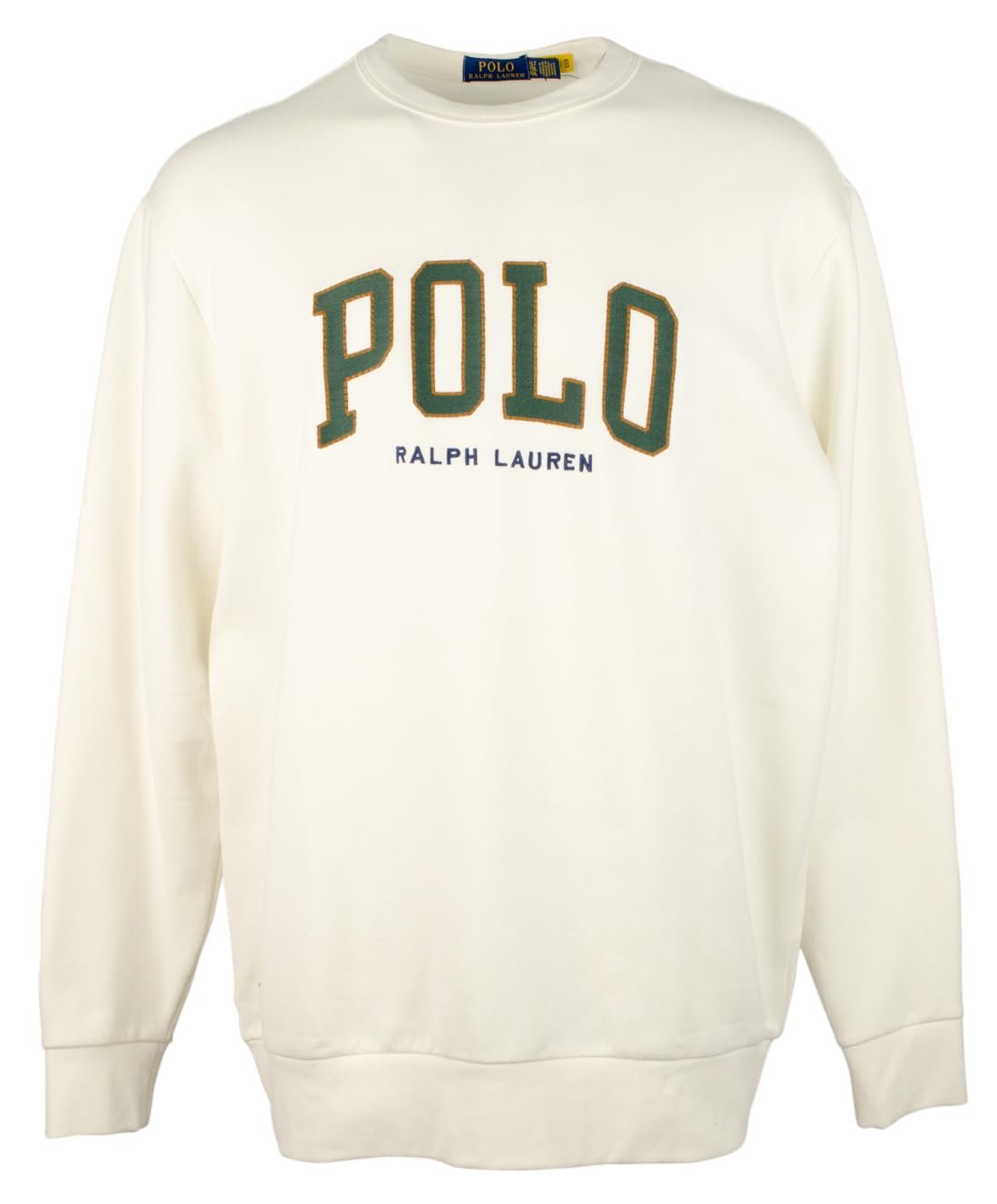 POLO RALPH LAUREN Men's Big & Tall Long Sleeve The RL Fleece Logo Pullover Sweatshirt XLT