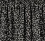Michael Kors Women's Leopard Print Georgette Ruffled Mini Skirt MGry X-Small