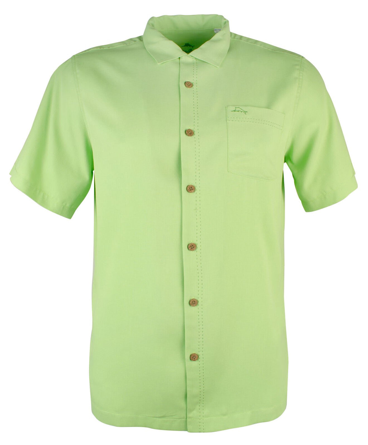 Tommy Bahama Men's Big &Tall Royal Bermuda IslandZone Camp Shirt CG 2XL