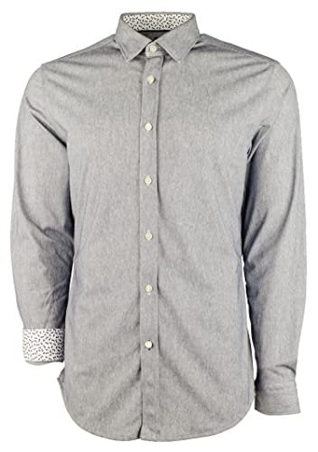 Hugo Boss Men's Lukas Regular Fit Long Sleeve Shirt 2XL Dark Blue