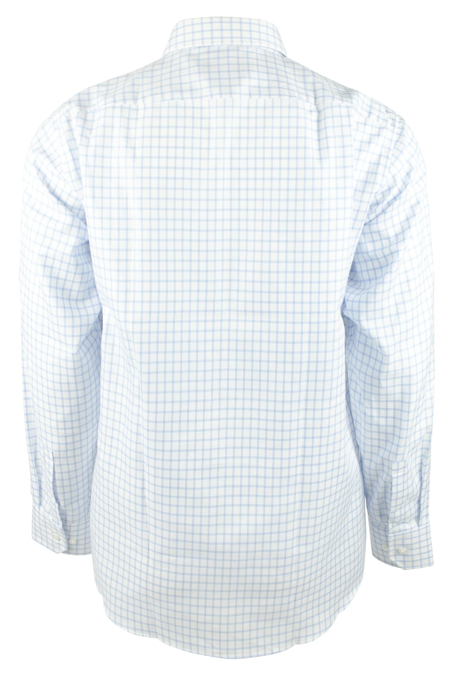 Hugo Boss Men's Enzo Regular Fit Long Sleeves Shirt-PB-15 (32/33) Pastel Blue