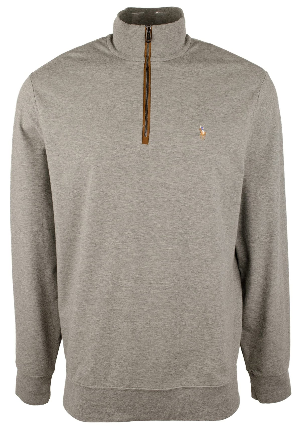 Polo Ralph Lauren Men's Quarter Zip Pullover Shirt-GH-Large