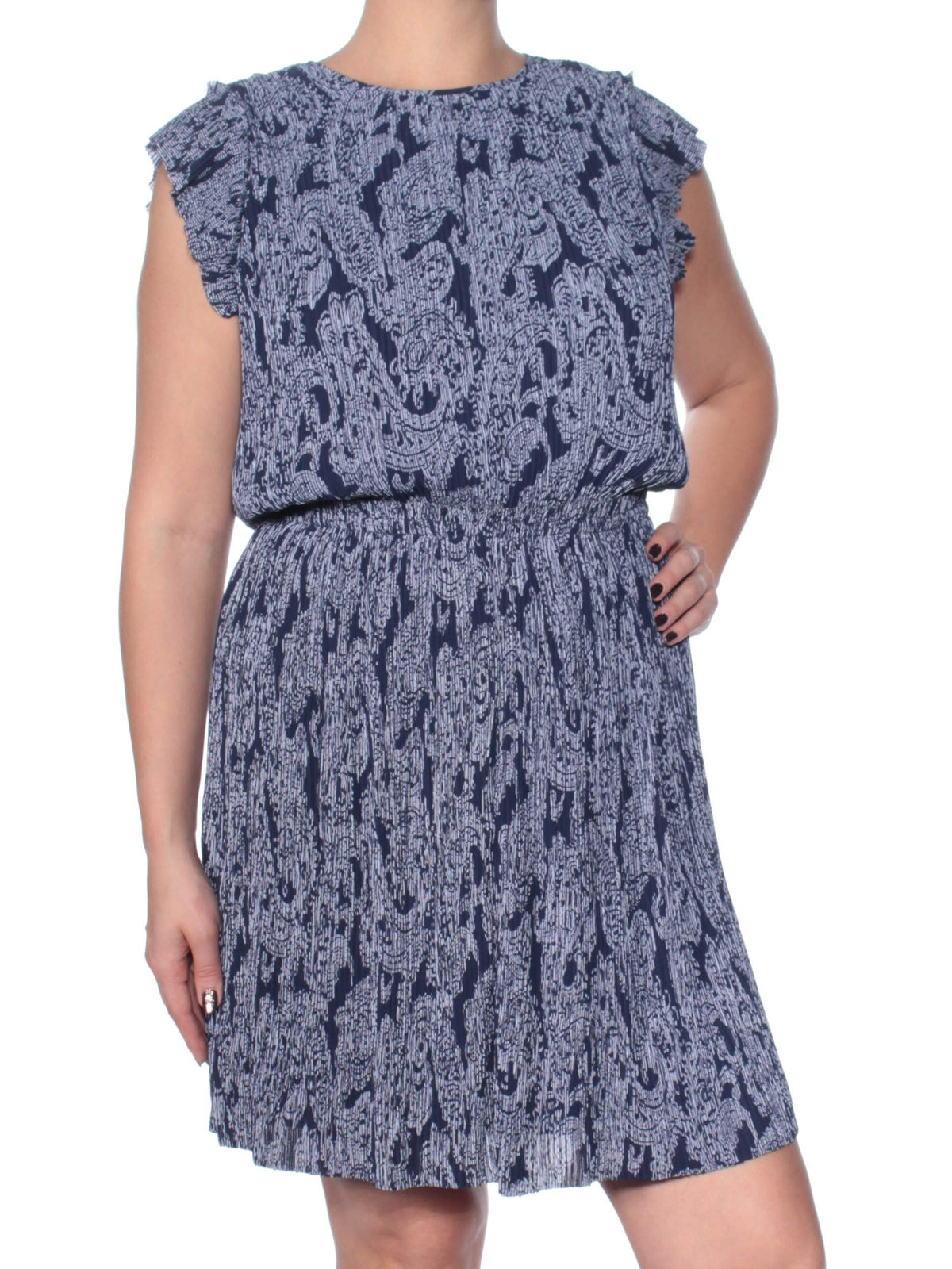 Michael Kors Women's Samara Paisley Pleat Dress