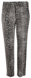 Michael Kors Women's Snakeskin Print Stretch Twill Pants 2