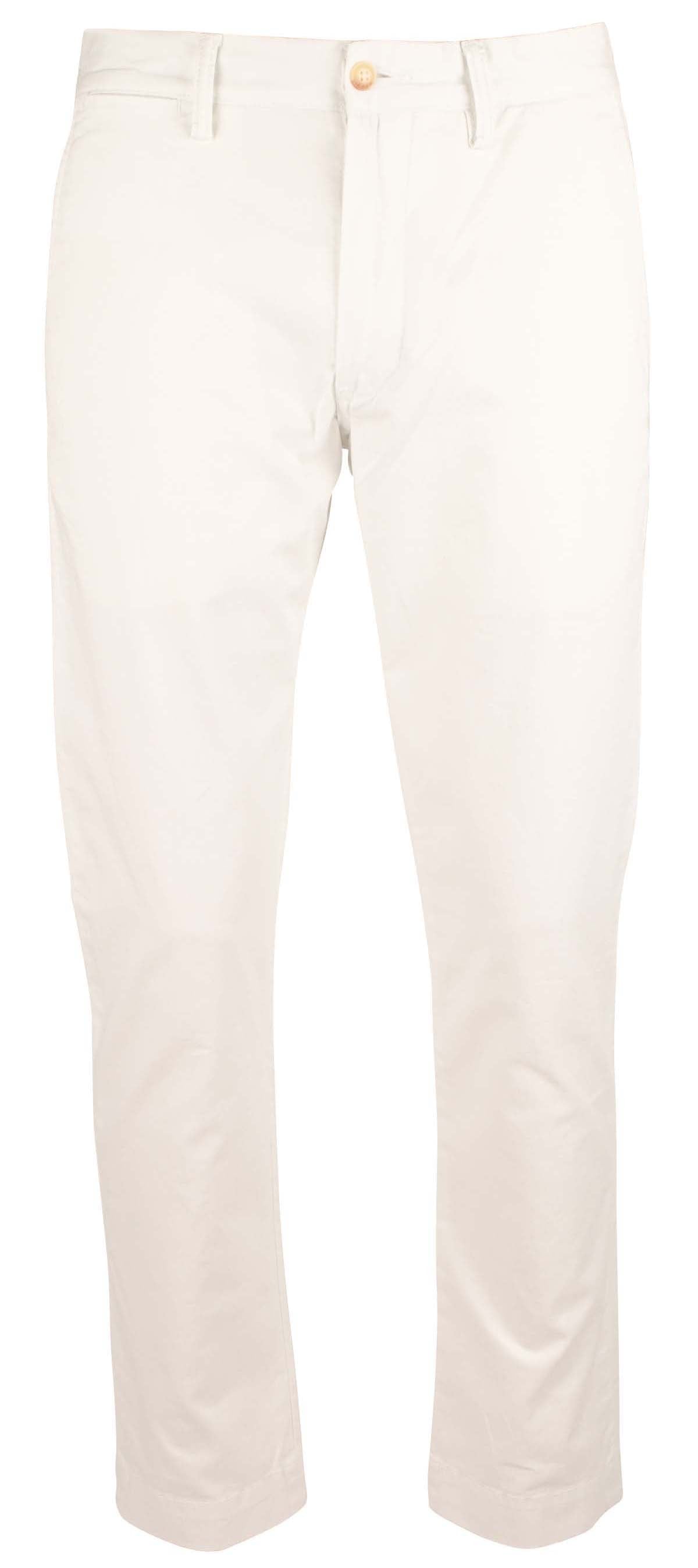 Men's Stretch Slim Fit Chino Pants Wht 32Wx34L
